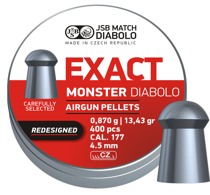Diabolo JSB Exact Monster Redesigned, kal. 4,52 mm, 400 ks