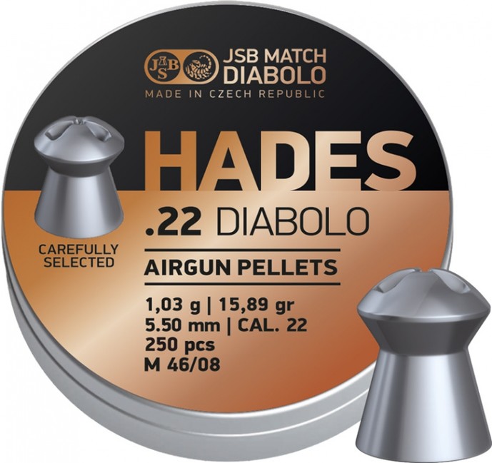 Diabolo JSB Hades kal.5,5 mm, 250 ks
