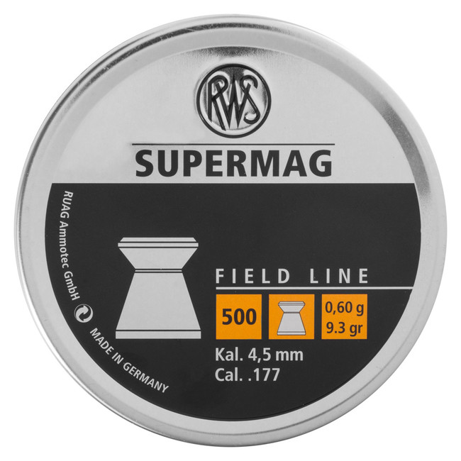 Diabolo RWS Supermag, kal. 4,5 mm, 0,60 g