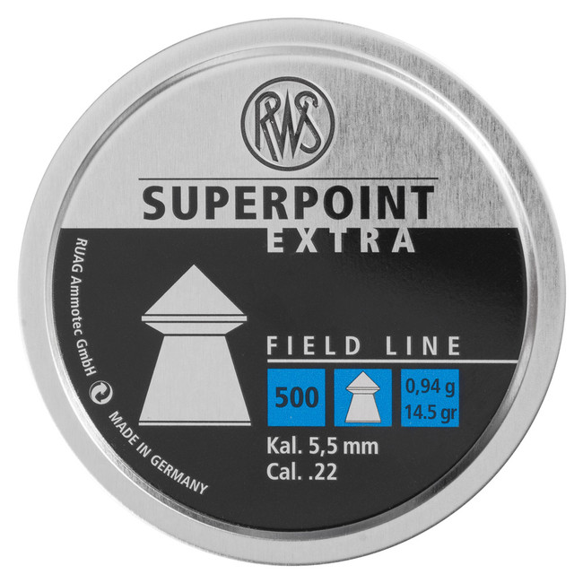 Diabolo RWS Superpoint extra, kal. 5,5 mm, 0,94 g
