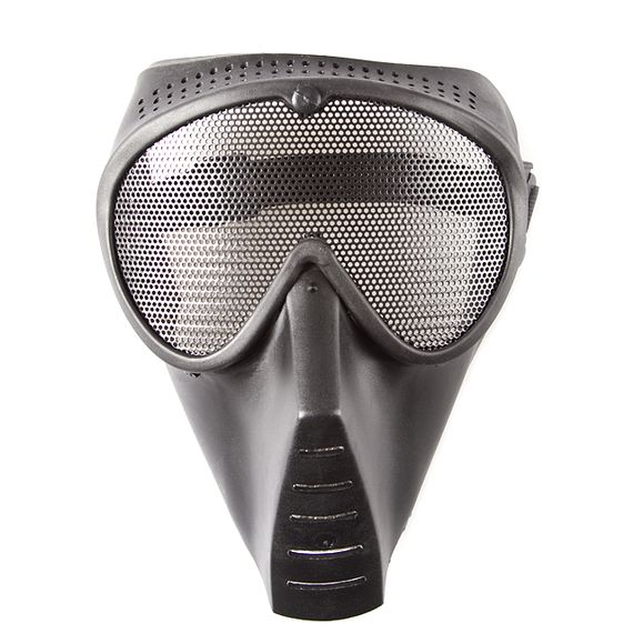 Airsoft maska medium, čierna