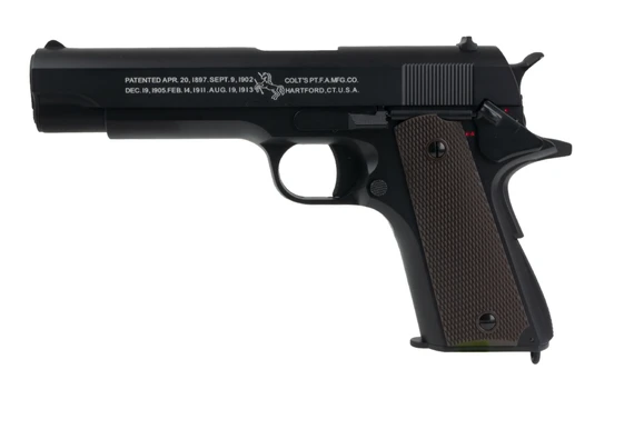 Airsoft pištoľ Cybergun Colt 1911 AEP Mosfet Metal Slide kal. 6 mm BB, čierna