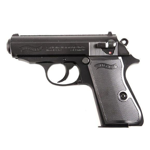 Airsoft pištoľ Walther PPK/S čierna Metal Slide ASG
