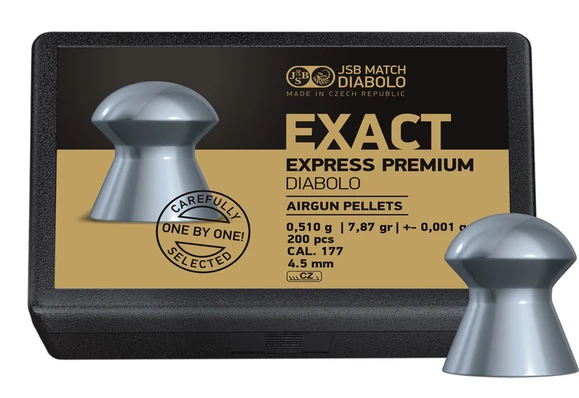 Diabolo JSB Premium Exact Express, kal. 4,52 mm, 200 ks
