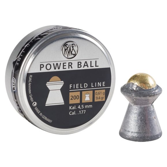 Diabolo RWS Power Ball, kal. 4,5 mm, 0,61 g.