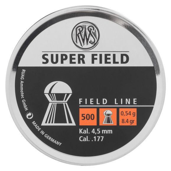 Diabolo RWS Super Field, kal. 4,52 mm, 0,54 g