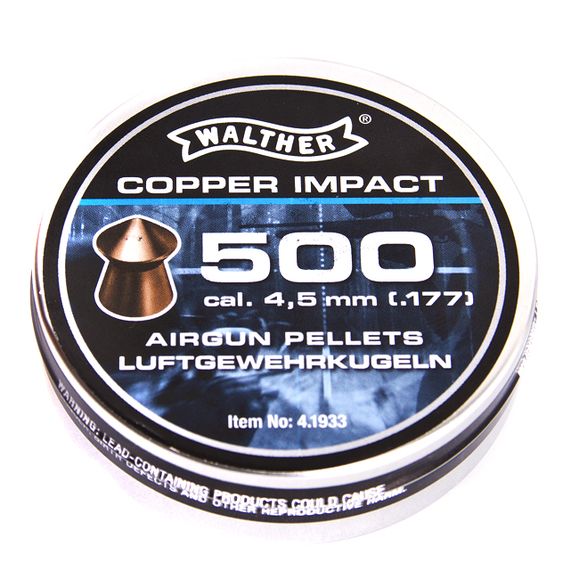 Diabolo Walther Copper Impact, 500 ks, kal. 4,5 mm