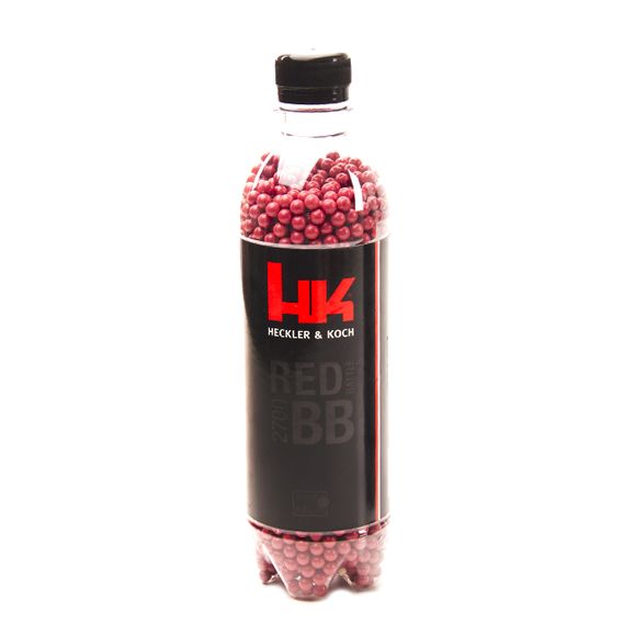 Guľôčky BB 6 mm Heckler&Koch 0,20 g, 2700 ks, červené