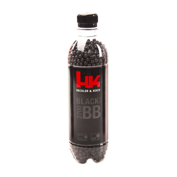 Guľôčky BB 6 mm Heckler&Koch, 0,20 g, 2700 ks, čierne BIO