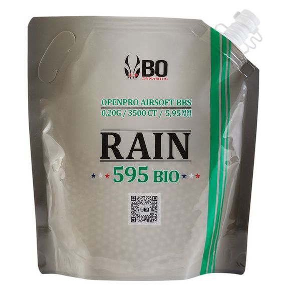 Guľôčky BB 6 mm, B.O. Rain 0,20 g, 3500 ks BIO
