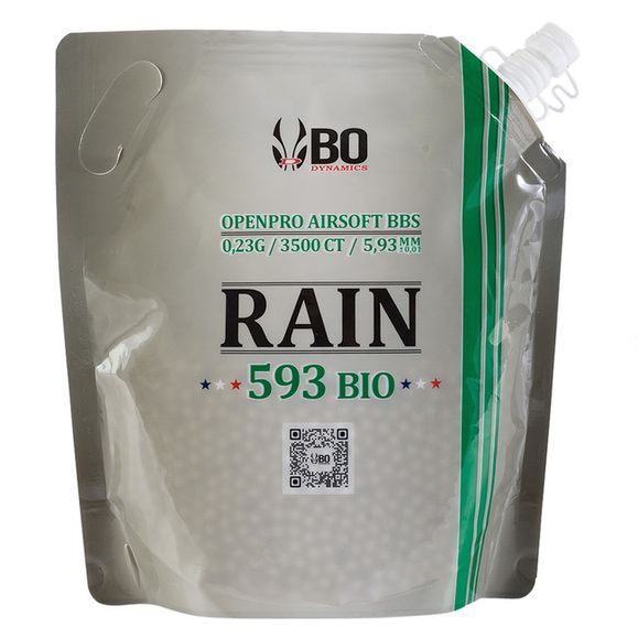 Guľôčky BB 6 mm, B.O. Rain 0,23 g, 3500 ks BIO