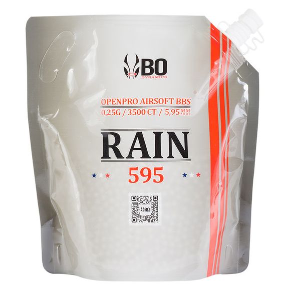 Guľôčky BB 6 mm, B.O. Rain 0,25 g, 3500 ks
