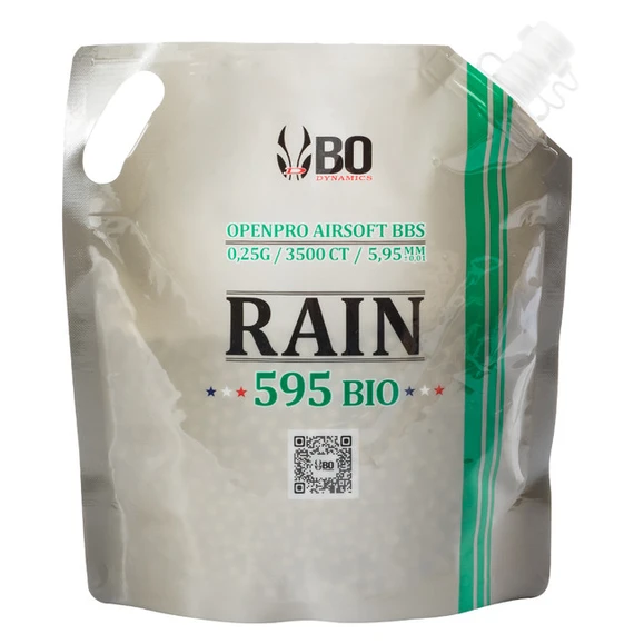 Guľôčky BB 6 mm, B.O. Rain 0,25 g, 3500 ks BIO