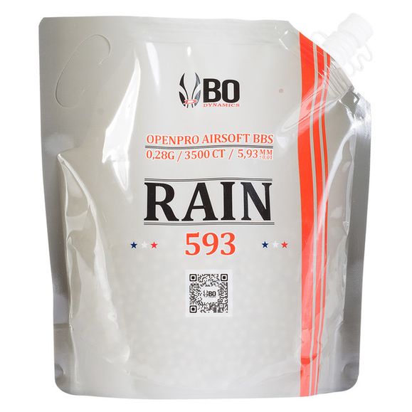 Guľôčky BB 6 mm, B.O. Rain 0,28 g, 3500 ks
