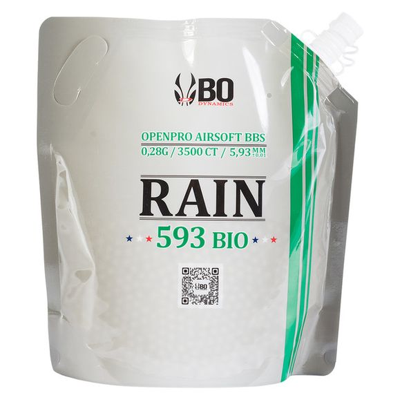 Guľôčky BB 6 mm, B.O. Rain 0,28 g, 3500 ks BIO