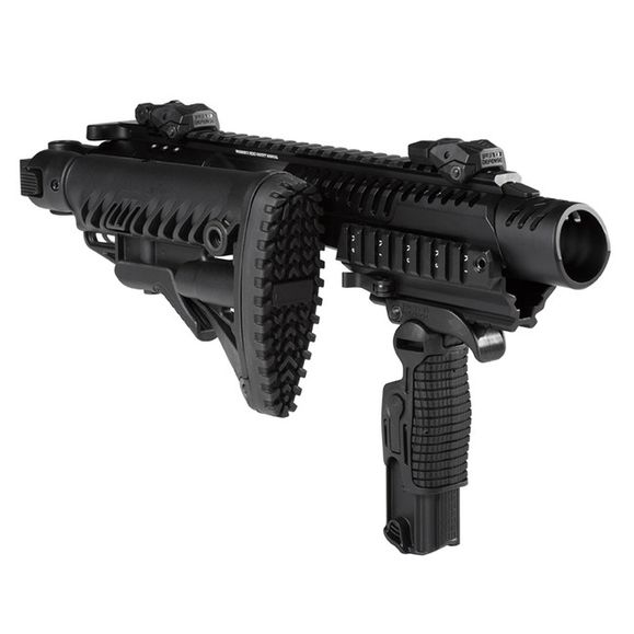 Karabinová konverzia KPOS G2 pre Glock 17, 18,19, 22, 23, M4 pažba