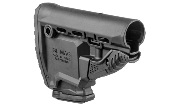 Pažba samostatná GL-MAG pre M4/M16/AR15, čierna, s 10 ranovým zásobníkom