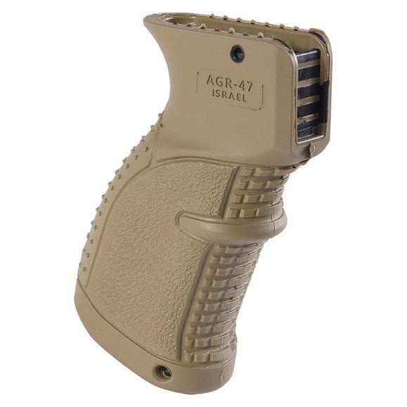 Pištolová pogumovaná rukoväť pre AK47 74, piesková AGR-47