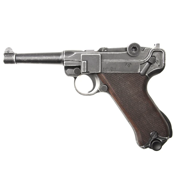 Plynová pištoľ Cuno Melcher P08 antik, kal. 9 mm