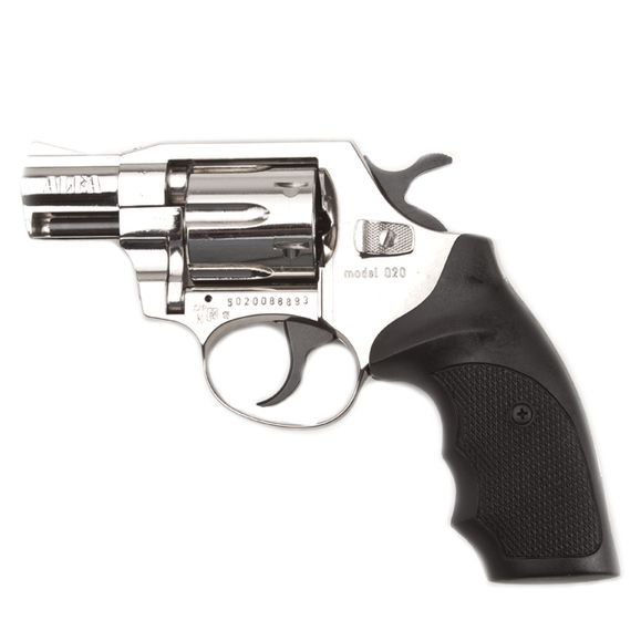 Plynový revolver ALFA 020, nikel, plast, kal. 9 mm R Knall