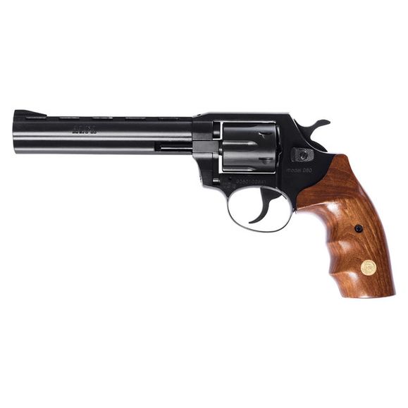 Plynový revolver ALFA 060, čierny, drevo, kal. 9 mm R Knall