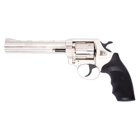 Plynový revolver ALFA 060, nikel, plast, kal. 9 mm R Knall