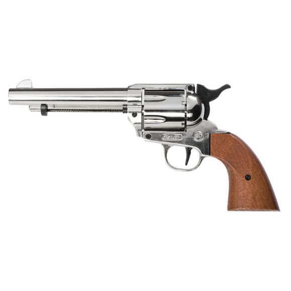 Plynový revolver Bruni Single Action Peacemaker, chróm, kal. 9 mm