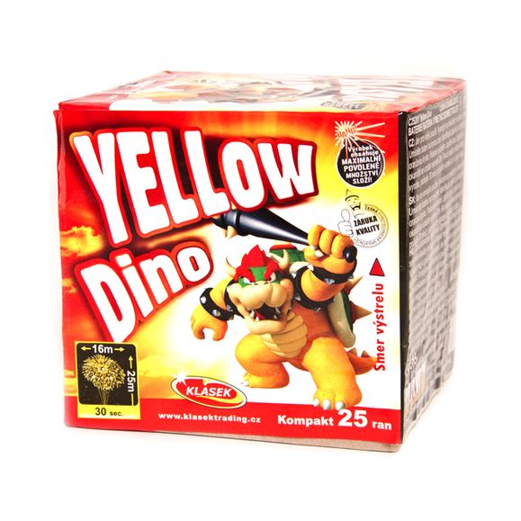 Pyrotechnika Yellow Dino, 25 rán
