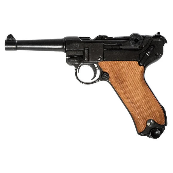 Replika pištoľ Parabellum Luger P08, Nemecko, drevo