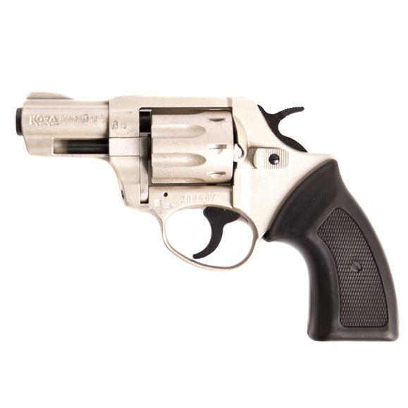 Revolver Kora .22 WMR 2,5", matný nikel s extra valcom .22 LR