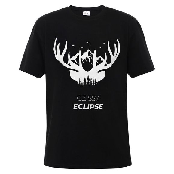 Tričko CZ Eclipse 557, farba čierna