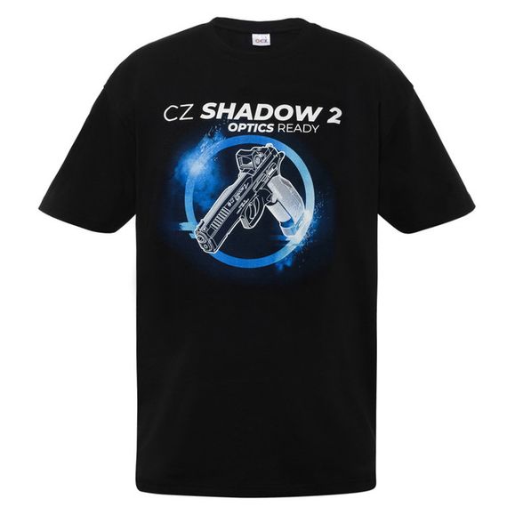 Tričko CZ Shadow, farba čierna XL