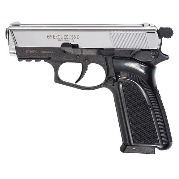 Vzduchová pištoľ Ekol ES P66 Compact, chróm