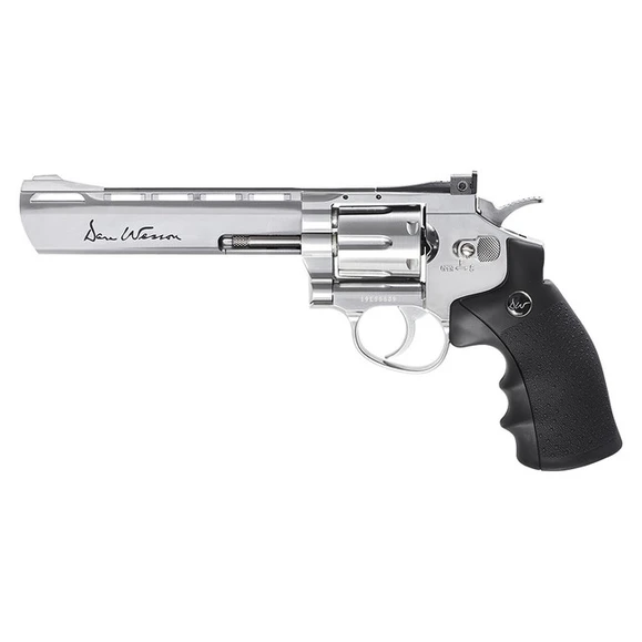 Vzduchový revolver Dan Wesson 6", kal. 4,5 mm, nikel